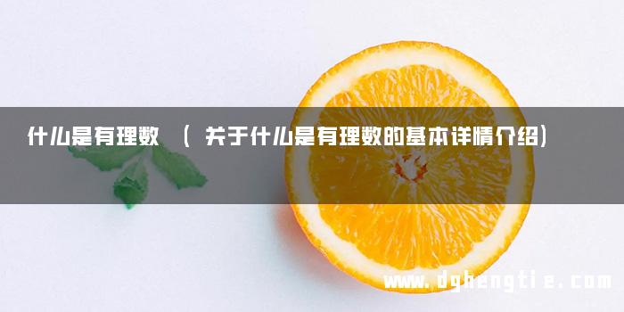 什么是有理数 (关于什么是有理数的基本详情介绍)